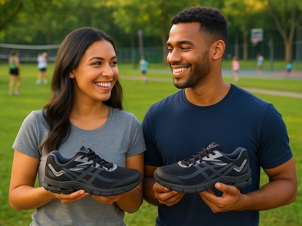 Tênis Masculino de Promoção - Tênis Jogging Barato - Tênis Masculino Calcci Pé