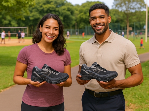 Tênis Masculino de Promoção - Tênis Jogging Barato - Tênis Masculino Calcci Pé